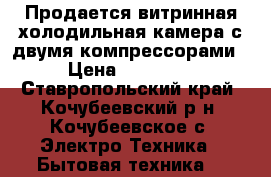 Продается витринная холодильная камера с двумя компрессорами › Цена ­ 15 000 - Ставропольский край, Кочубеевский р-н, Кочубеевское с. Электро-Техника » Бытовая техника   